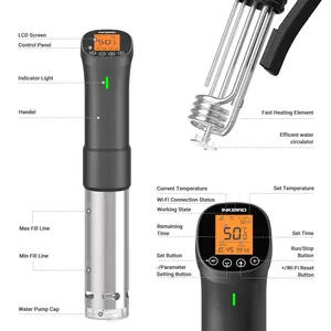 Inkbird Culinary Sous Vide ISV-200W Wi-Fi Precision Cooker 1000W Immersion Circulator With Stainless Steel Components