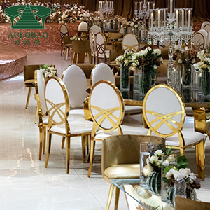 Muebles para Salón de Banquetes, Silla de Comedor Nórdica, Acero Inoxidable, Moderna - Product Image 2