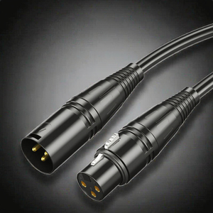 2-in-1 0.5m <strong>XLR</strong> Shielded Audio Cable with PVC Jacket 3Pin Balanced Male to Female Connector for <strong>XLR</strong> <strong>Mixing</strong> Console DVD Player - Product Image 3