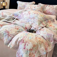 Parure de lit sur mesure en coton égyptien pur, style européen, 300 fils, écologique et rafraîchissante, parmi les plus vendues