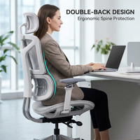 Chaise d'ordinateur AOR avec cadre en fibre de nylon, appui-tête 4D Xiaoyao, châssis multifonctionnel inclinable vers l'avant, vente en gros d'usine