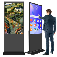 Écrans publicitaires numériques verticaux électroniques LCD 32/49 pouces, système d'exploitation Android/Windows, totems multimédias pour publicité intérieure