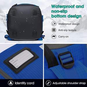 Sac à dos de sport de plein air, sac de randonnée, sac à dos multifonctionnel pour homme, grande capacité, imperméable, tendance, unisexe, sac à dos de voyage en Oxford - Product Image 3