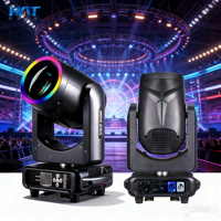 Projecteur annulaire HAT 295W Mini HID à faisceau, lampe à tête mobile haute luminosité avec contrôle DMX512 pour mariage et KTV