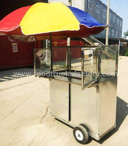 3 Wheel Cargo Bike Street Food Delivery Bike Crepe <b>Trailer</b> High Standard Ice Cream Coffee Push Cart With Display Freezer - Product Image 1