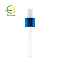 Échantillons Gratuits EU-Beauty : Bouchon compte-gouttes en aluminium couleur personnalisée 18/415 pour la fabrication