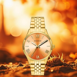 Montre-bracelet automatique de luxe T1 unisexe, haute qualité, or, mouvement japonais, verre de marque, pour homme, idéale pour la mode et les affaires - Product Image 4