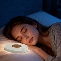 Oreiller-haut-parleur ultra-fin pour le sommeil avec batterie intégrée, connectivité Type-C, charge sans fil, minuterie et bruit blanc