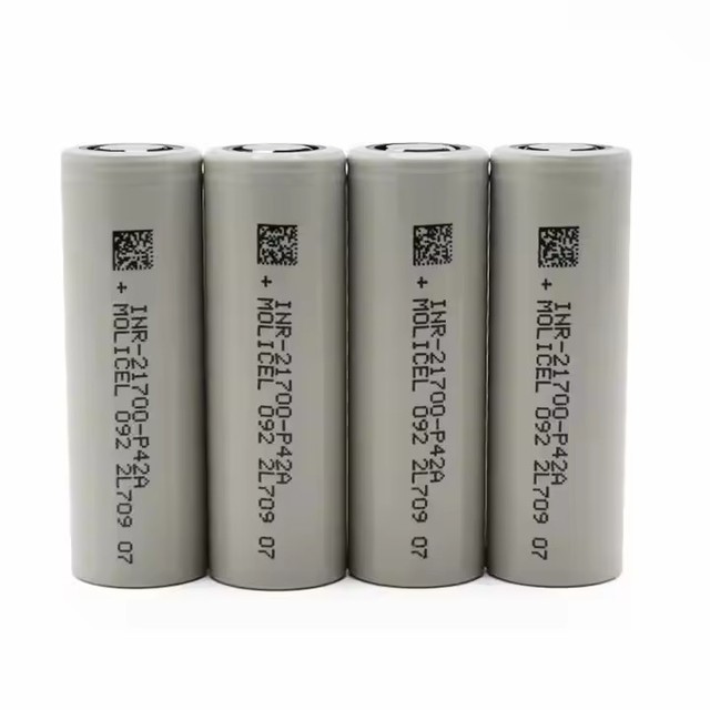 Molicel Original Grade a Low Temperature 21700 P30B/P42A/P45B/P50B/M65A High Rate Discharge Battery 3000/4200/4500/5000/6500mAh