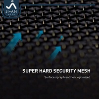 Moustiquaire de sécurité en acier inoxydable 304 à mailles diamantées ultra-résistantes pour fenêtres et portes, filet anti-insectes en fil d'acier inoxydable