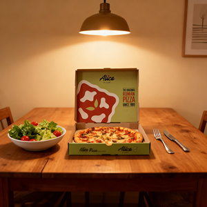 Hộp Pizza in thời trang Nâng cao hình ảnh thương hiệu với bao bì giấy kraft bắt mắt - Product Image 6