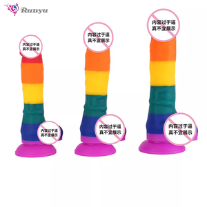 Godes en silicone colorés 3 tailles Grand <span class=keywords><strong>gode</strong></span> en silicone <span class=keywords><strong>Gode</strong></span> à sangle pour femmes Sex Toys pour femmes Juguetes sexuales - Product Image 6