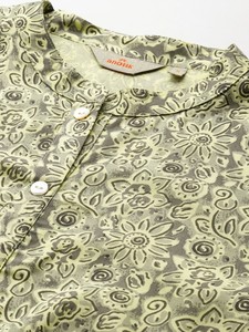 Floral Printed Straight viscose Kurta - Product Image 5