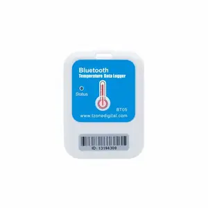 Sensor de temperatura BT05 sem fio Bluetooth 2.4G Monitoramento de condições de armazenamento Logística de temperatura