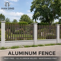 Panneau de clôture extérieur en aluminium découpé au laser, écran décoratif d'intimité, revêtement poudré, antirouille, hauteur 1,2 m, résistant aux UV, durable, pour jardin