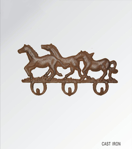 Il paese occidentale americano ferri di cavallo in ghisa elegante gancio a testa di cavallo gancio singolo per <span class=keywords><strong>muro</strong></span> ha preso l'appendiabiti organizzatore - Product Image 5