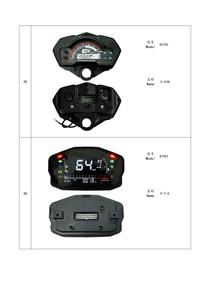 มาตรวัดความเร็วรถจักรยานยนต์หน้าจอ CBR300-LCD พร้อมมาตรวัดระยะทางใหม่สำหรับ CB300R ฮอนด้า Jonway YY 350 9A <span class=keywords><strong>CB</strong></span> 300 R - Product Image 6