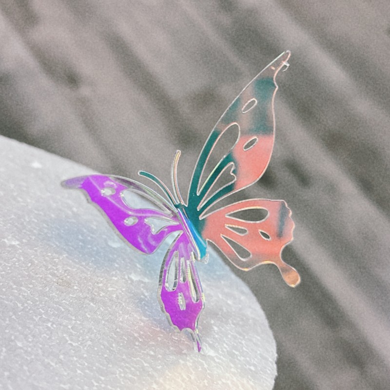 mariposa 3D colorida