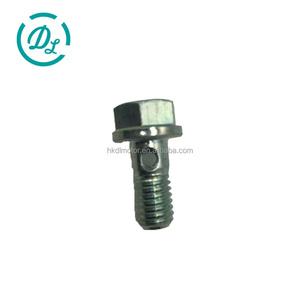 EexcavaStart Diesel Fuel Filter Joint Bolt 1-09675037-1 4HK1 6HK1 <b>Engines</b> Durable Replacement Fits ZX360 SH360 Excavators - Product Image 2