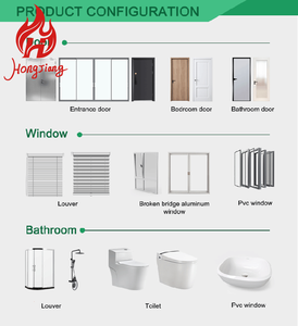 Maison conteneur extensible de luxe de 20 pieds, 3 chambres, montage facile, pliable, certifiée CE, design moderne, en acier, entrée pour école - Product Image 4