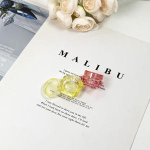 Pot en plastique coloré mignon de conteneurs d'animal familier de pot cosmétique de 15g 15ml petit pour des cosmétiques et des soins de la peau - Product Image 4