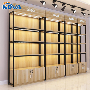 Estanterías Metálicas de Alta Resistencia con Estructura de Madera - Estantes Ajustables Totalmente Personalizables para Tiendas Minoristas - Product Image 5