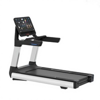 Tapis de course électrique commercial de luxe écran LED de haute qualité moniteur de fréquence cardiaque sans fil 4.0-6.0HP moteur inclinaison automatique pour