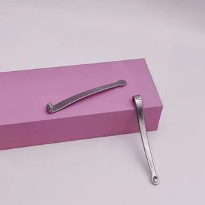 Logo Cosmétique Spatule <span class=keywords><strong>En</strong></span> Acier Inoxydable Mini Maquillage Shilajit <span class=keywords><strong>Cuillère</strong></span> Avec Crochet Accrocher - Product Image 6