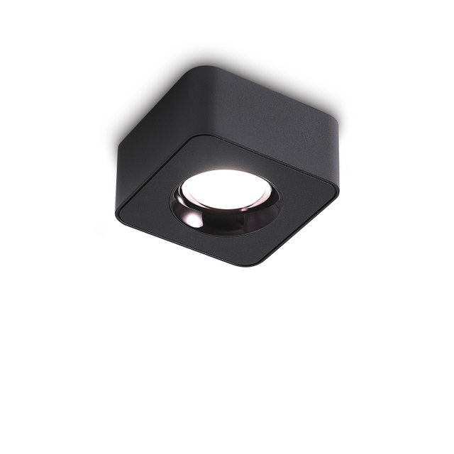 Modern LED 8W Square Aluminum Black Surface Down Lights for Home Office Dimmable 5-Year Warranty