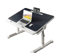 Nouvelle table de lit portable pliable multifonctionnelle en métal KSEN avec tiroir KC-T0905C