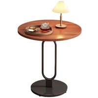 Table d'appoint en bois moderne, luxueuse et minimaliste, table de chevet, table basse multifonctionnelle pour salon et balcon