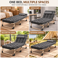 Ventes chaudes Lit simple multifonctionnel portable et pliable de grande taille, gain de place avec matelas souple pour adultes