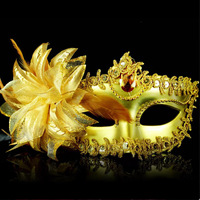 Masque Vénitien Diamanté pour Soirée Dansante, Plumes et Fleurs, Mariage, Carnaval, Spectacle, Costume Sexy pour Femme, Masque de Mascarade Noël 2026