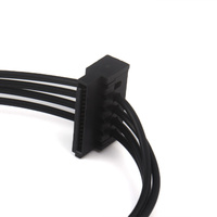 Kabel Daya 6Pin ke Dual SATA 15Pin BARU untuk Kabel Daya Hard Disk Motherboard Acer