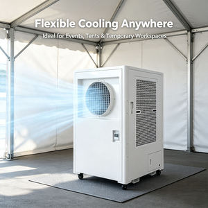 เครื่องปรับอากาศอุตสาหกรรมแบบเคลื่อนย้ายได้ 6000W พร้อมระบบทำความเย็นเฉพาะจุด ปริมาณลมสูง ใช้สารทำความเย็น R410A สำหรับโรงงานและคลังสินค้า - Product Image 4