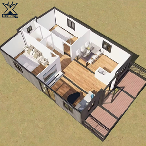 Customized Container <b>House</b> with Modern Design Luxury Prefabricated Features Metal Construction Sliding Door - Product Image 3