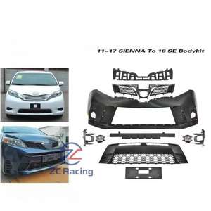 Kit de Carrocería Ensamblaje de Parachoques Delantero NUEVO Actualización Estilo <span class=keywords><strong>SE</strong></span> 2018 para <span class=keywords><strong>Sienna</strong></span> 2011 2012 2013 2014 2015 2016 <span class=keywords><strong>2017</strong></span> Sistema de Carrocería Exterior - Product Image 4