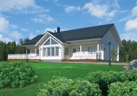 Hôtel écologique en bois massif, villa antique, maisons en bois pur pour l'extérieur