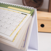 Calendario personalizado 2027, calendario de escritorio creativo, planificador, mini calendario portátil pequeño, adorno.