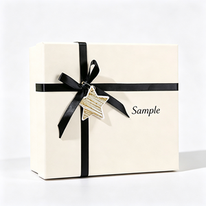 <b>Pink</b> Corrugated Paper <b>Gift</b> Box Ribbon Present Packaging Custom Luxury Box for Perfume Wallet Candle - Product Image 5