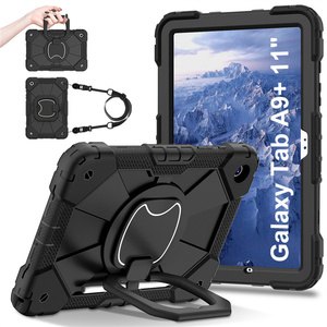 เคสแท็บเล็ตแบบหมุนได้ 360 องศา สำหรับ Samsung Galaxy Tab A9+ 11 นิ้ว X216 2023 ป้องกันการกระแทก พร้อมสายสะพายไหล่ปรับได้ - Product Image 1