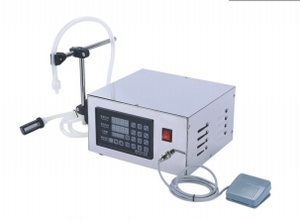 เครื่องบรรจุของเหลวอัตโนมัติแบบหัวเดียวตั้งโต๊ะพร้อมจอ LCD สำหรับบรรจุน้ำมันหอมระเหย เครื่องดื่ม สารเคมี บรรจุภัณฑ์แก้วและซอง - Product Image 2