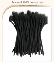 Extensioni per capelli all'uncinetto in vero capello umano birmano, stile afro kinky, da 16 pollici, 10 ciocche per confezione, facili da installare, prodotte in Cina