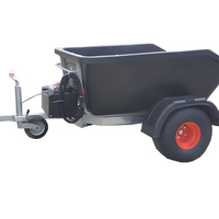 RCM Meilleure Construction Nouvelle Remorque Benne Basculante pour Quad, Remorque Agricole à Basculement Hydraulique pour Tracteurs