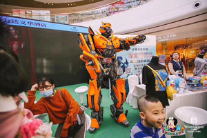 Đạo Cụ LED Lớn Có Thể Đeo Giống Như Thật Trang Phục Robot Nhân Vật Áo Giáp Linh Vật Robot Khổng Lồ Có Thể Đeo Được Biến Áp Robot Hóa Trang - Product Image 5