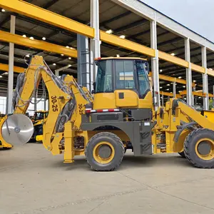 Retroescavadeira de trator agrícola com melhor preço à venda na China 4Ton carregadeira de rodas