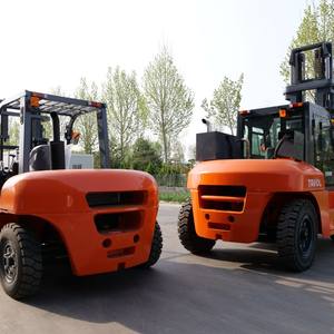 מלגזה 7 טון 10 טון דיזל מלגזה 6000 ק "ג 7000 ק" ג 8000 ק "ג עם מנוע יפן מלגזה - Product Image 5