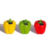 Ornements de voiture créatifs aux couleurs de fruits et légumes, parfum poivron, crème aromathérapie, désodorisant solide, parfum durable