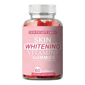 OEM Label pribadi Vegan Glutathione & kolagen kulit Glow Gummies dengan <span class=keywords><strong>multivitamin</strong></span>, rasa stroberi alami - Product Image 1