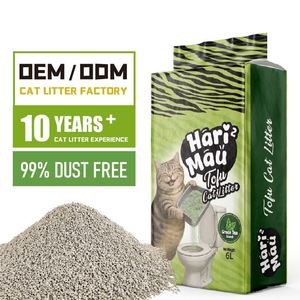 Crushed Tofu cat Litter Flushable Broken cat <b>Sand</b> OEM Brand Yesclean Odor-control Factory - Product Image 1